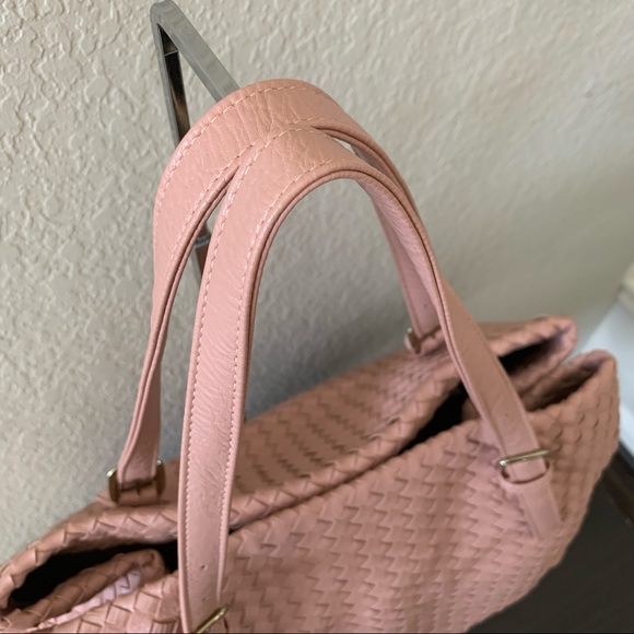 Pink Woven Tote - Picture 8 of 13